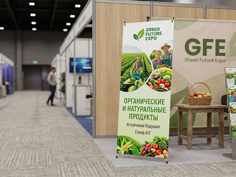 X-БАННЕР Стандарт с печатью полипропилен