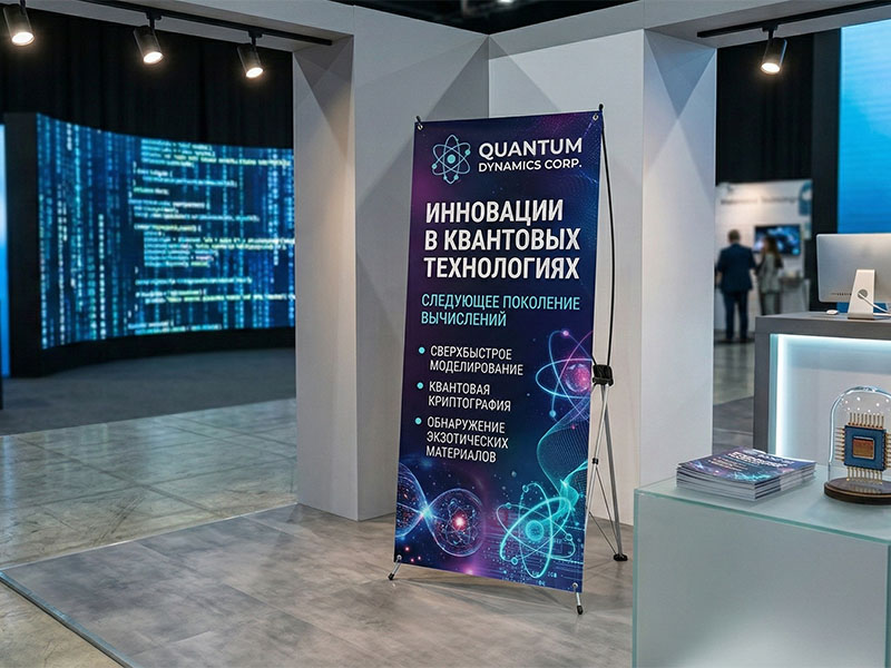 X-БАННЕР Стронг с печатью баннера — вид 4