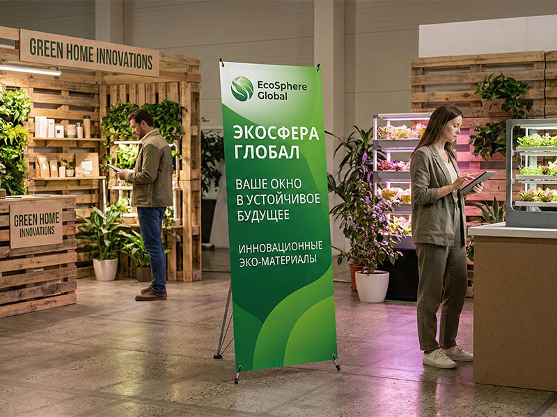 X-БАННЕР Стронг с печатью баннера