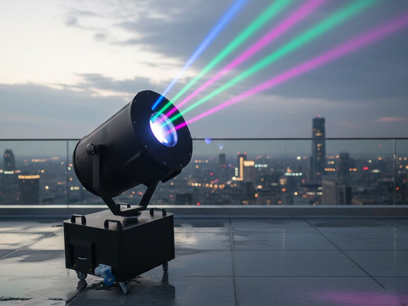 Зенитный прожектор с цветными лучами SV Light SF010