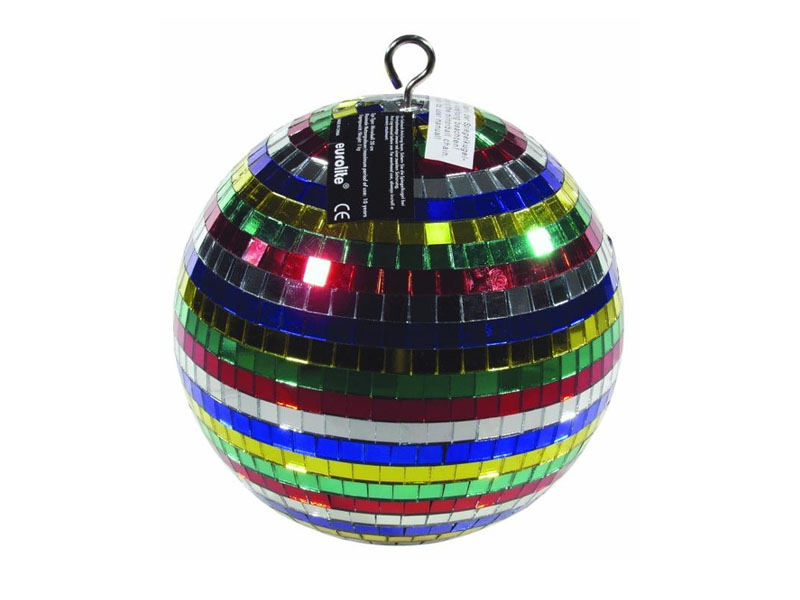 Зеркальный шар или дискобол (серебряный или цветной)